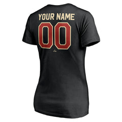 Houston Astros Women's Cooperstown Winning Streak Alternate Personalized Name & Number V-Neck T-Shirt | MLB New