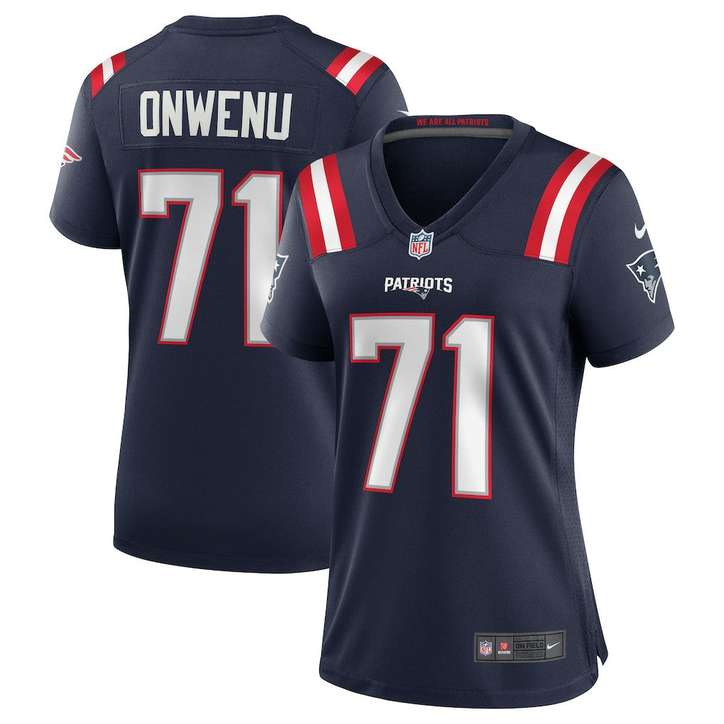 New England Patriots Nike Mike Onwenu  Women's Game Jersey