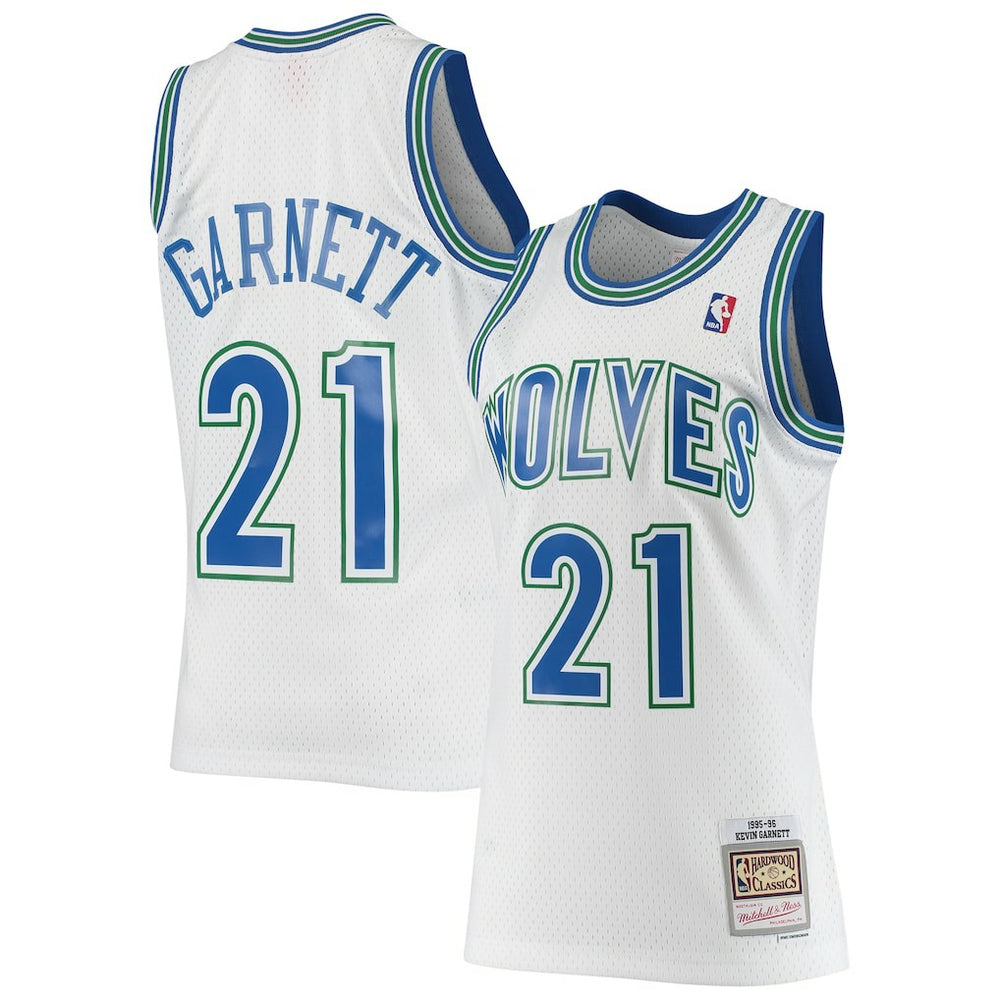 Kevin Garnett Minnesota Timberwolves 1995/96 Hardwood Classics Swingman Jersey On Sale