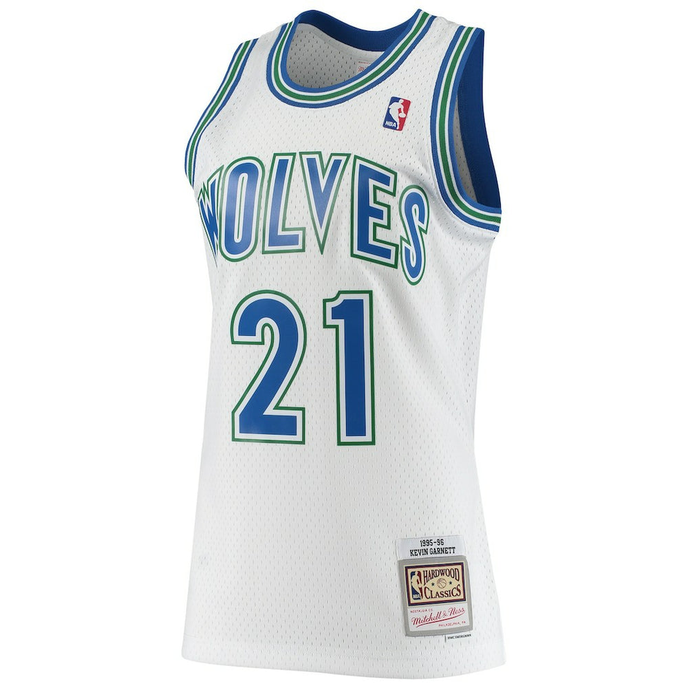 Kevin Garnett Minnesota Timberwolves 1995/96 Hardwood Classics Swingman Jersey On Sale