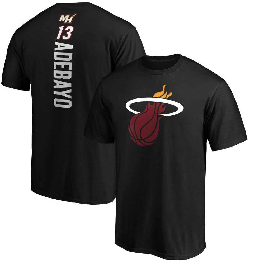 Bam Adebayo Miami Heat Playmaker Name & Number T-Shirt Discount
