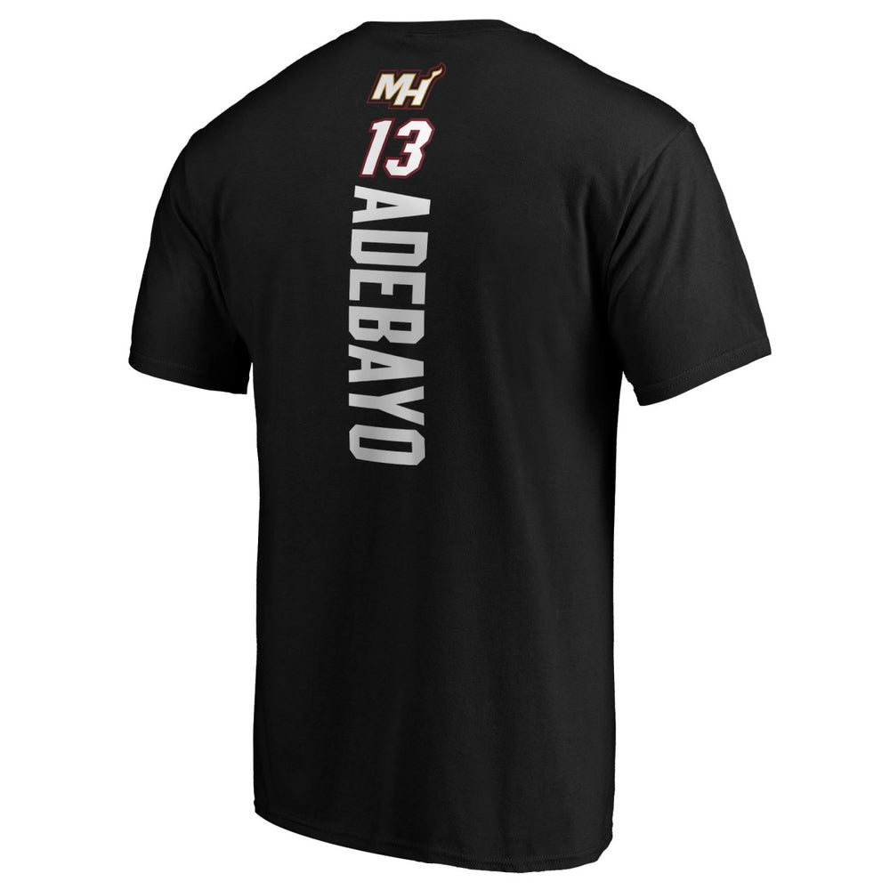 Bam Adebayo Miami Heat Playmaker Name & Number T-Shirt Discount