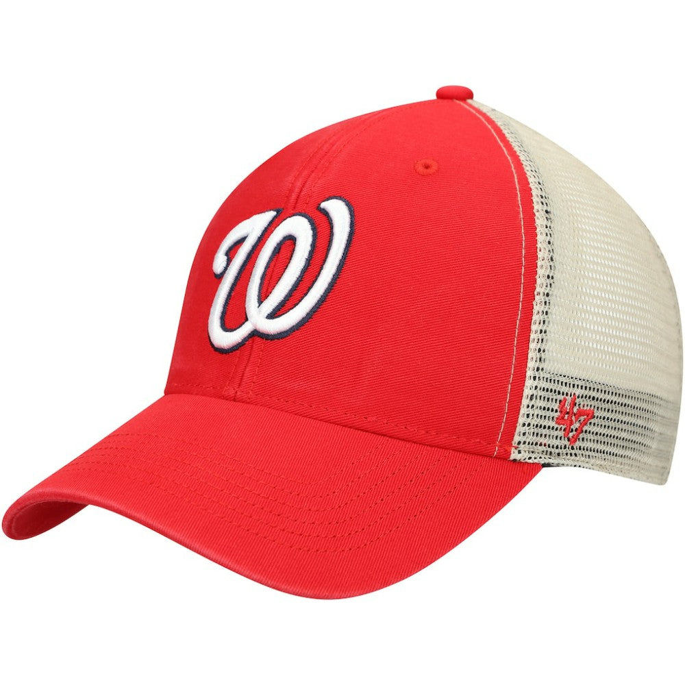 Washington Nationals '47 Flagship Washed MVP Trucker Snapback Hat | MLB Discount