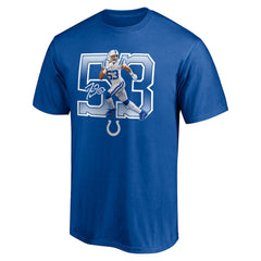 Indianapolis Colts Fanatics Shaquille Leonard  Powerhouse Player Graphic T-Shirt