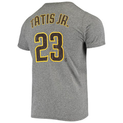 Fernando Tatis Jr. San Diego Padres Majestic Threads Name & Number Tri-Blend T-Shirt | MLB Outlet