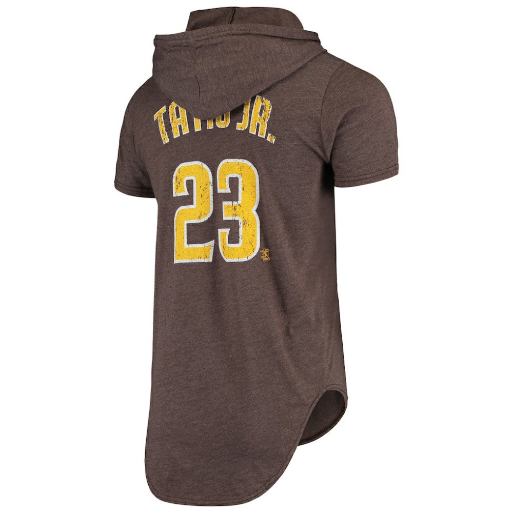 Fernando Tatis Jr. San Diego Padres Majestic Threads Softhand Player Tri-Blend Hoodie T-Shirt | MLB Near me