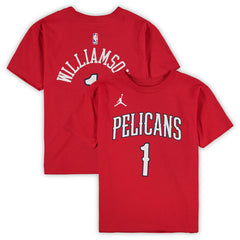 Zion Williamson New Orleans Pelicans Jordan Brand Preschool Statement Edition Name & Number T-Shirt For Sale