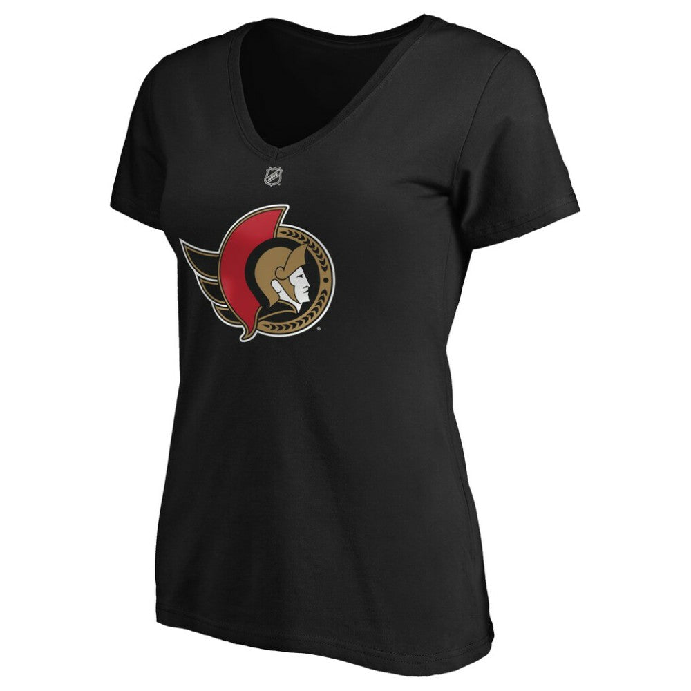 Brady Tkachuk Ottawa Senators Fanatics Women's Authentic Stack Name & Number V-Neck T-Shirt On Sale