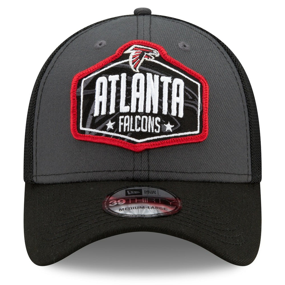 Atlanta Falcons New Era 2021 NFL Draft Trucker 39THIRTY Flex Hat