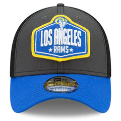 Los Angeles Rams New Era 2021 NFL Draft Trucker 39THIRTY Flex Hat