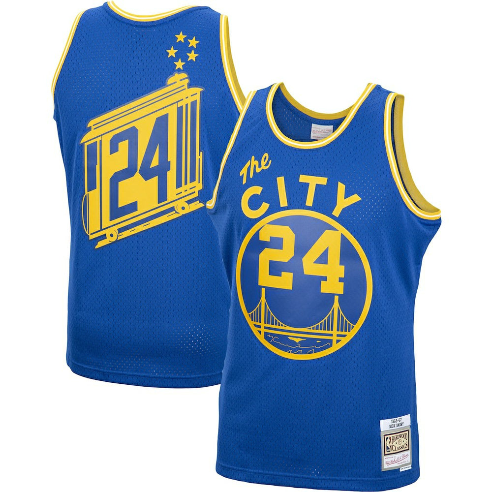 Rick Barry Golden State Warriors 1966/67 Hardwood Classics Swingman Jersey sale Discount