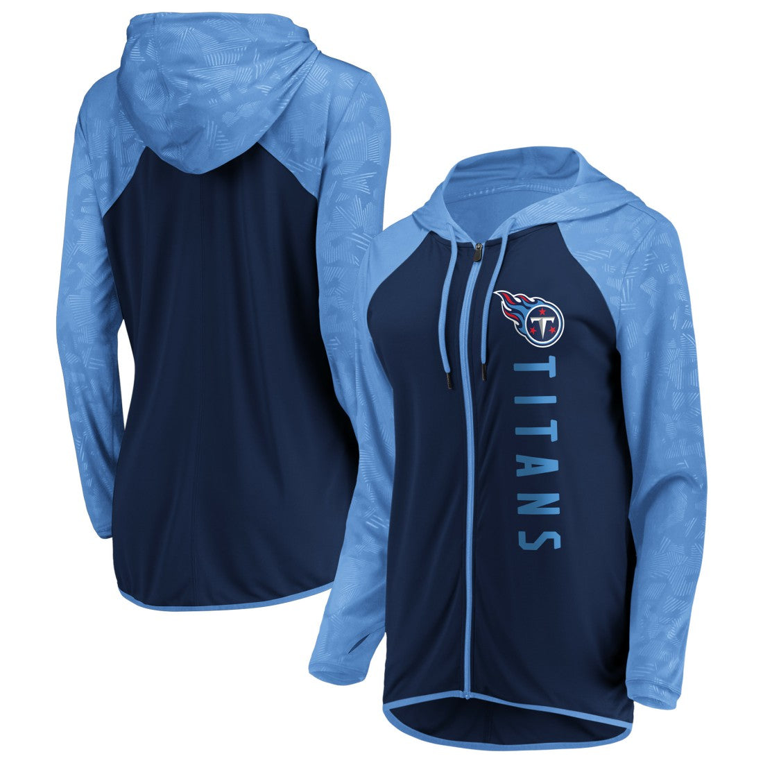 Tennessee Titans Fanatics Women's Forever Fan Full-Zip Hoodie