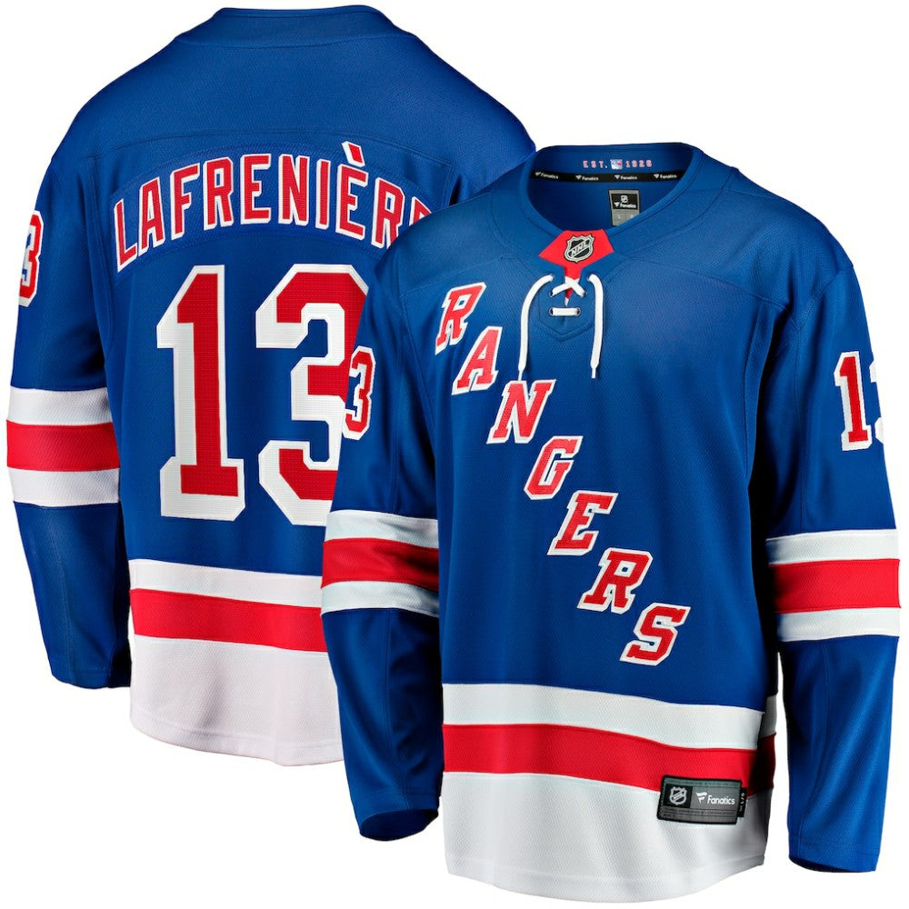 Alexis Lafreniere New York Rangers Fanatics Home Breakaway Jersey Online