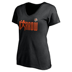 Cincinnati Bengals  Joe Burrow  Women's Checkdown V-Neck T-Shirt