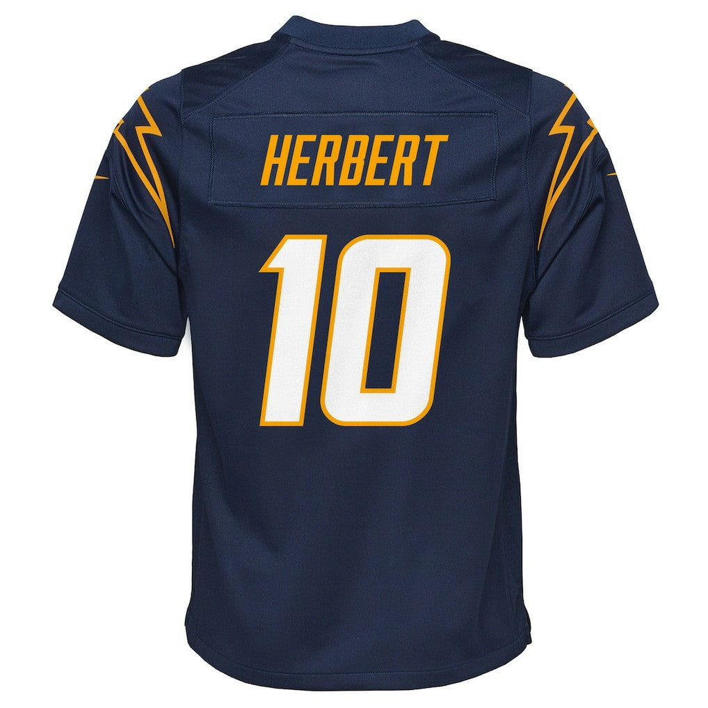 Los Angeles Chargers Nike Justin Herbert  Youth Game Jersey