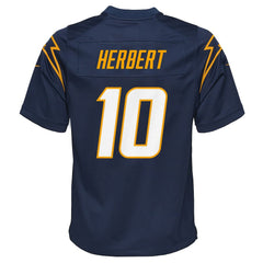 Los Angeles Chargers Nike Justin Herbert  Youth Game Jersey