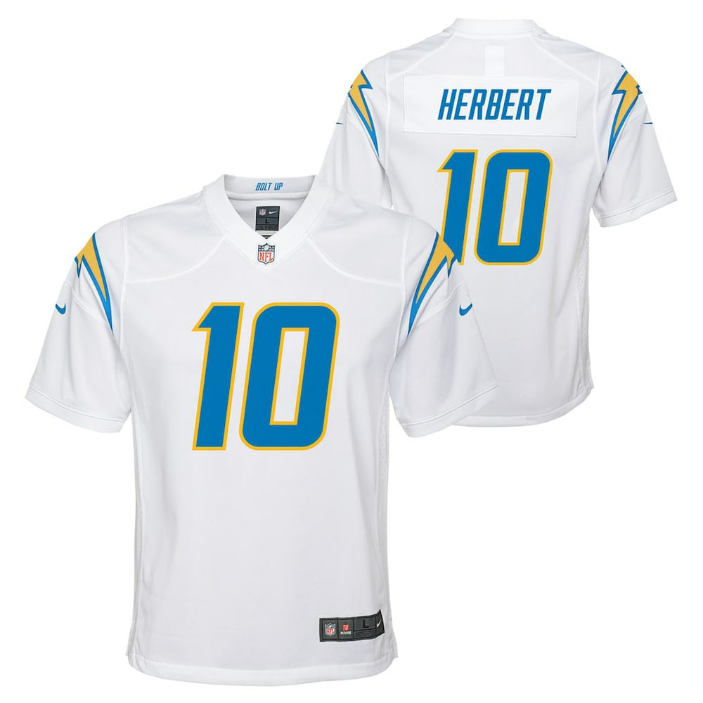 Los Angeles Chargers Nike Justin Herbert  Youth Game Jersey
