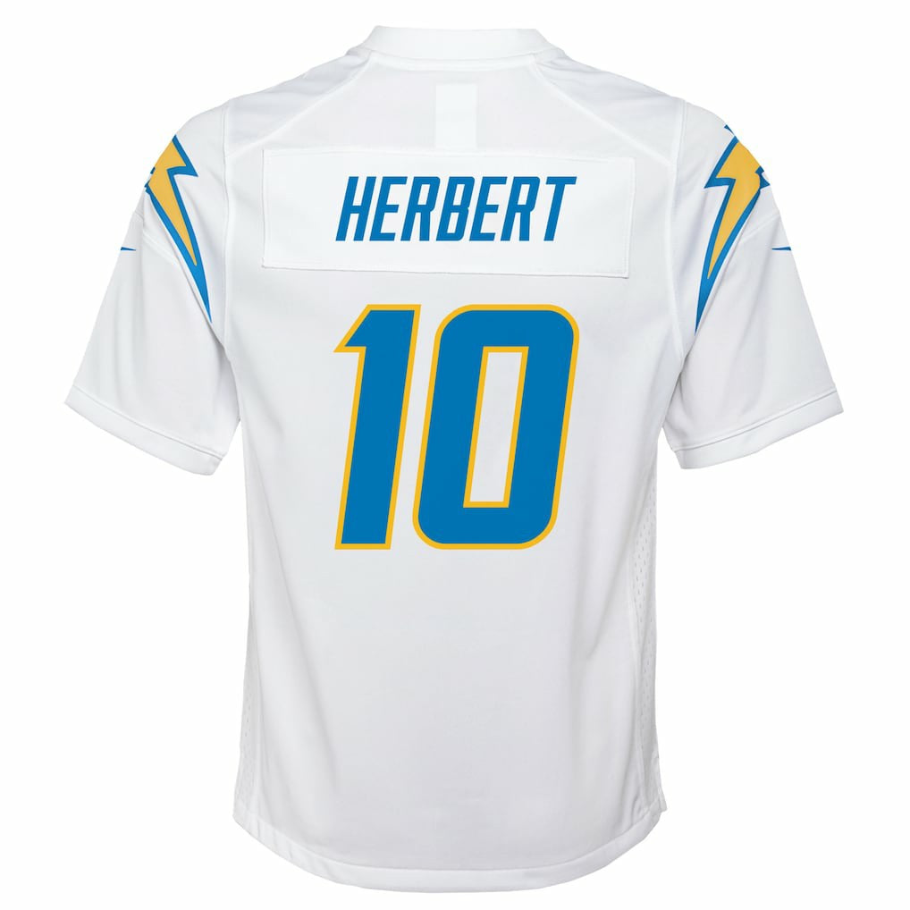 Los Angeles Chargers Nike Justin Herbert  Youth Game Jersey