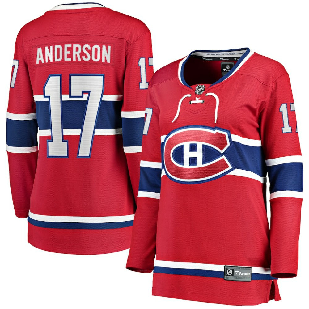Josh Anderson Montreal Canadiens Fanatics Women's Breakaway Player Jersey Online