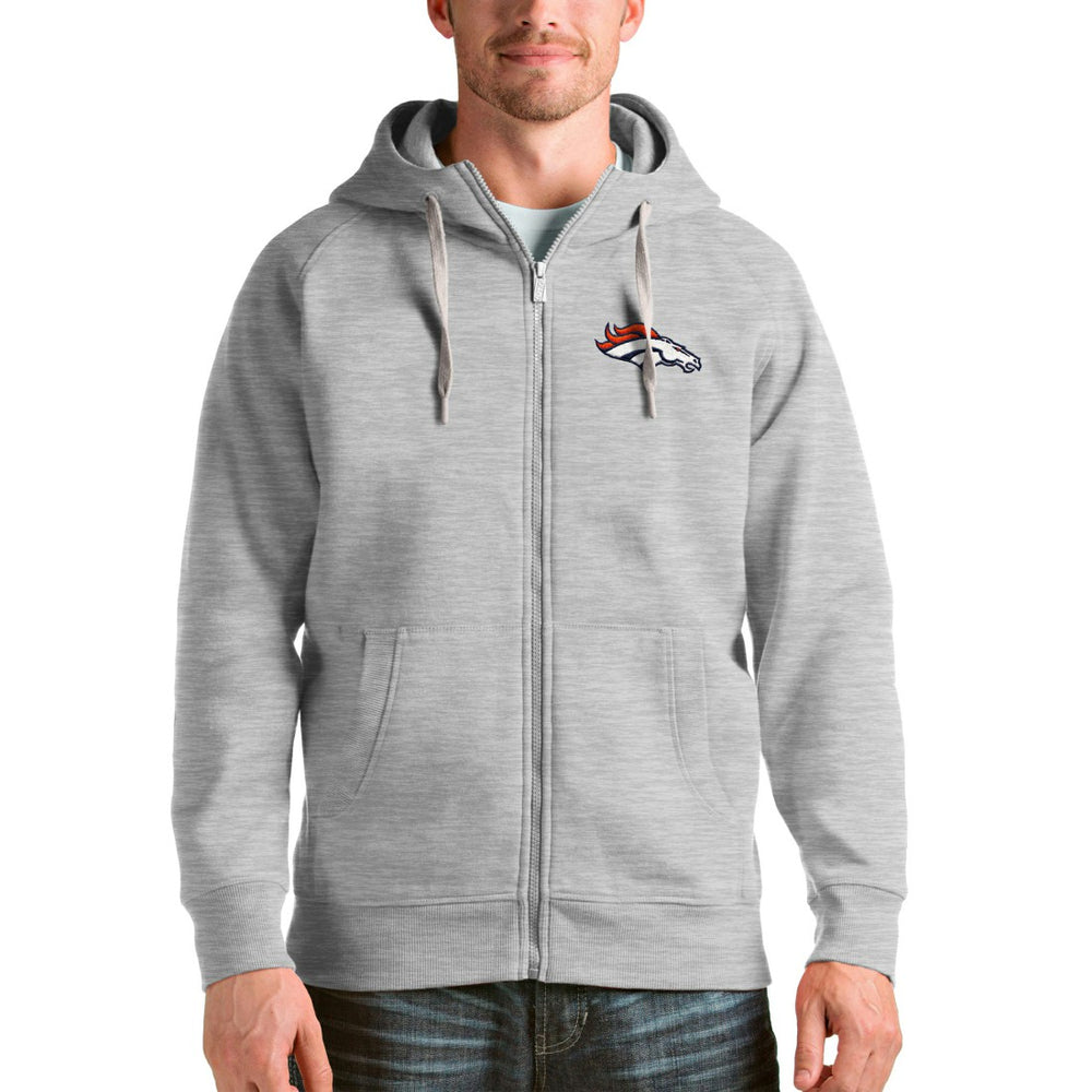 Denver Broncos  Antigua Victory Full-Zip Hoodie