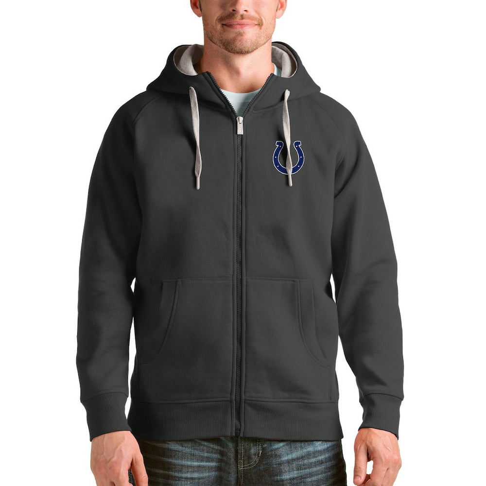 Indianapolis Colts  Antigua Victory Full-Zip Hoodie