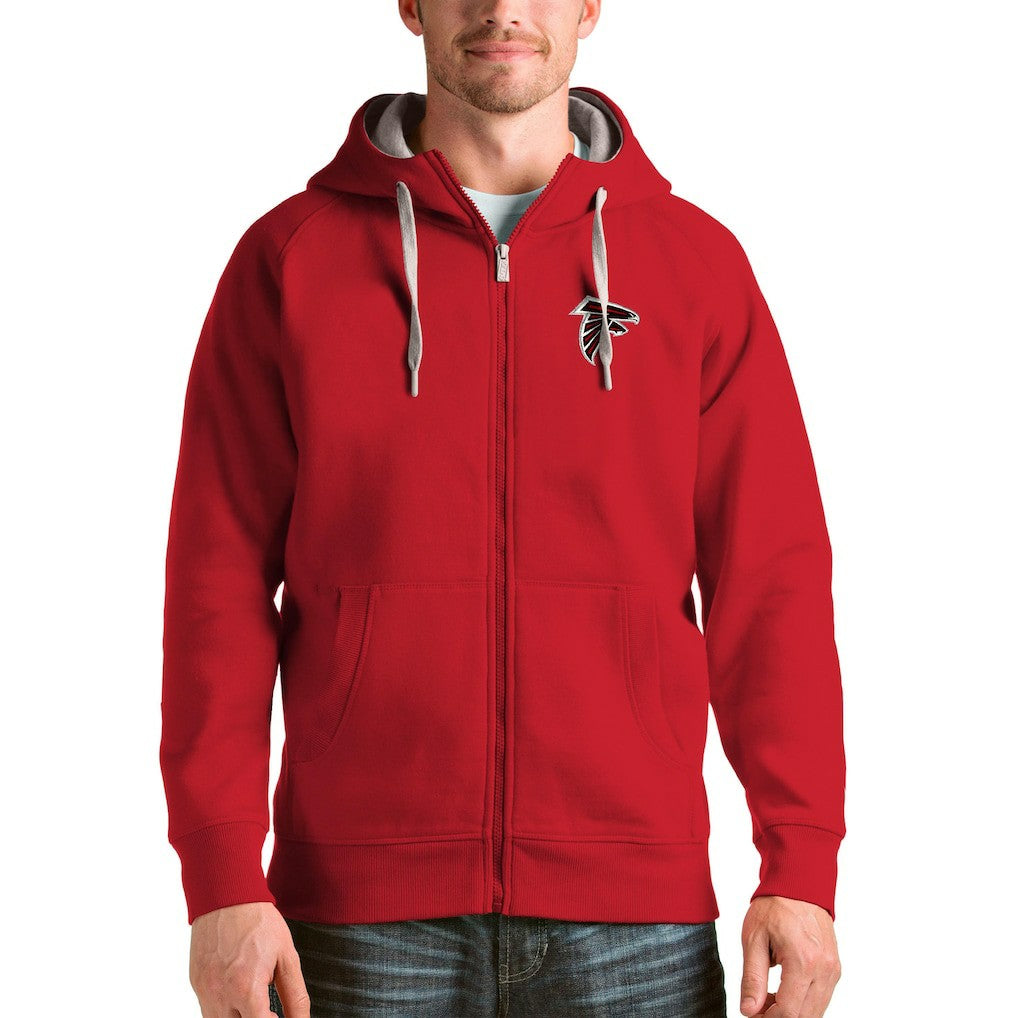 Atlanta Falcons  Antigua Victory Full-Zip Hoodie