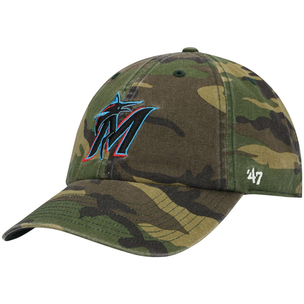 Miami Marlins '47 Team Clean Up Adjustable Hat | MLB Near me