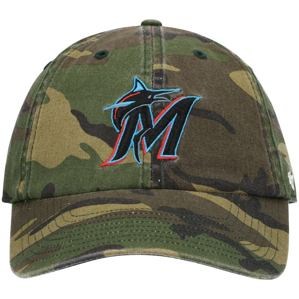 Miami Marlins '47 Team Clean Up Adjustable Hat | MLB Near me