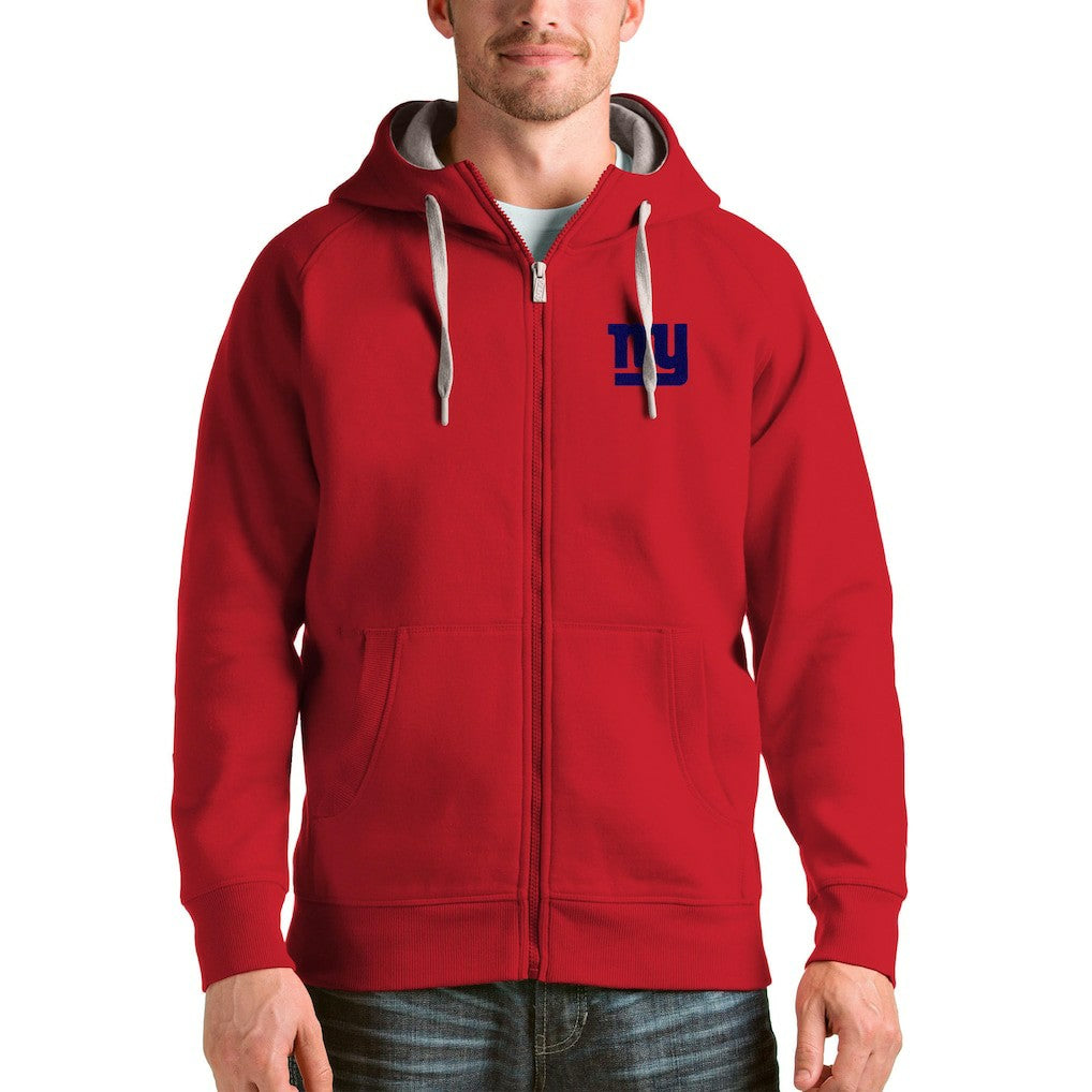 New York Giants  Antigua Victory Full-Zip Hoodie
