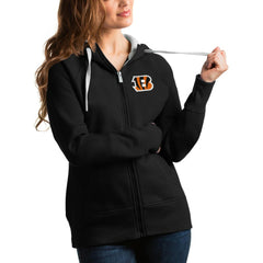 Cincinnati Bengals  Antigua Women's Victory Full-Zip Hoodie