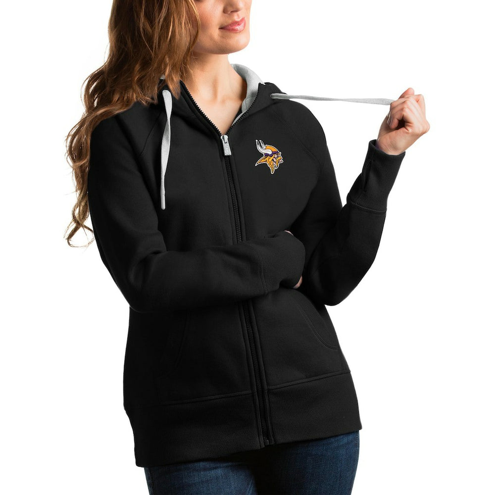 Minnesota Vikings  Antigua Women's Victory Full-Zip Hoodie