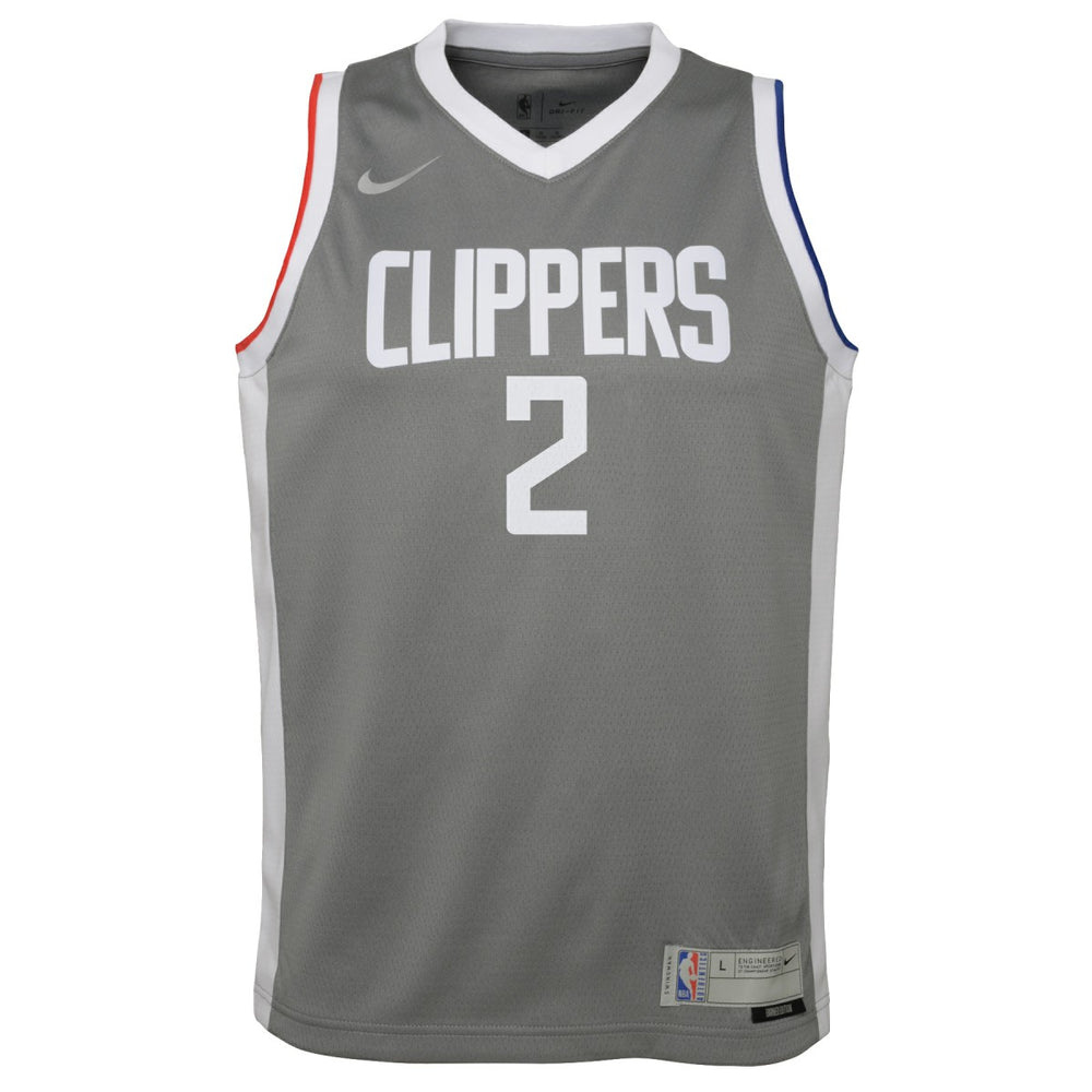 Kawhi Leonard LA Clippers Youth 2020/21 Swingman Player Jersey Gray Online