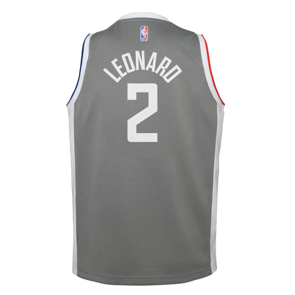 Kawhi Leonard LA Clippers Youth 2020/21 Swingman Player Jersey Gray Online