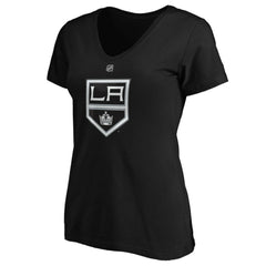 Quinton Byfield Los Angeles Kings Fanatics Women's Authentic Stack Name & Number V-Neck T-Shirt Online