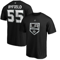 Quinton Byfield Los Angeles Kings Fanatics Authentic Stack Name & Number T-Shirt Online
