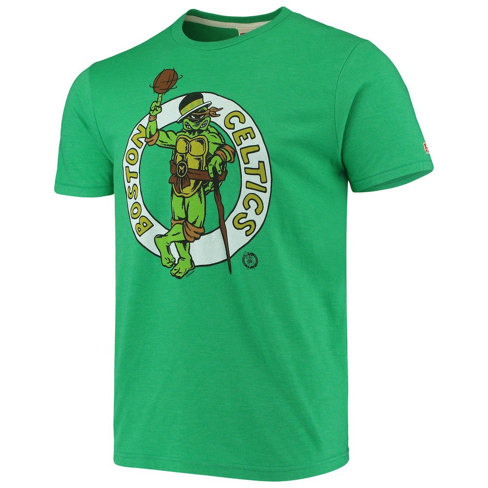 Boston Celtics Homage NBA x Teenage Mutant Ninja Turtles Tri-Blend T-Shirt Discount
