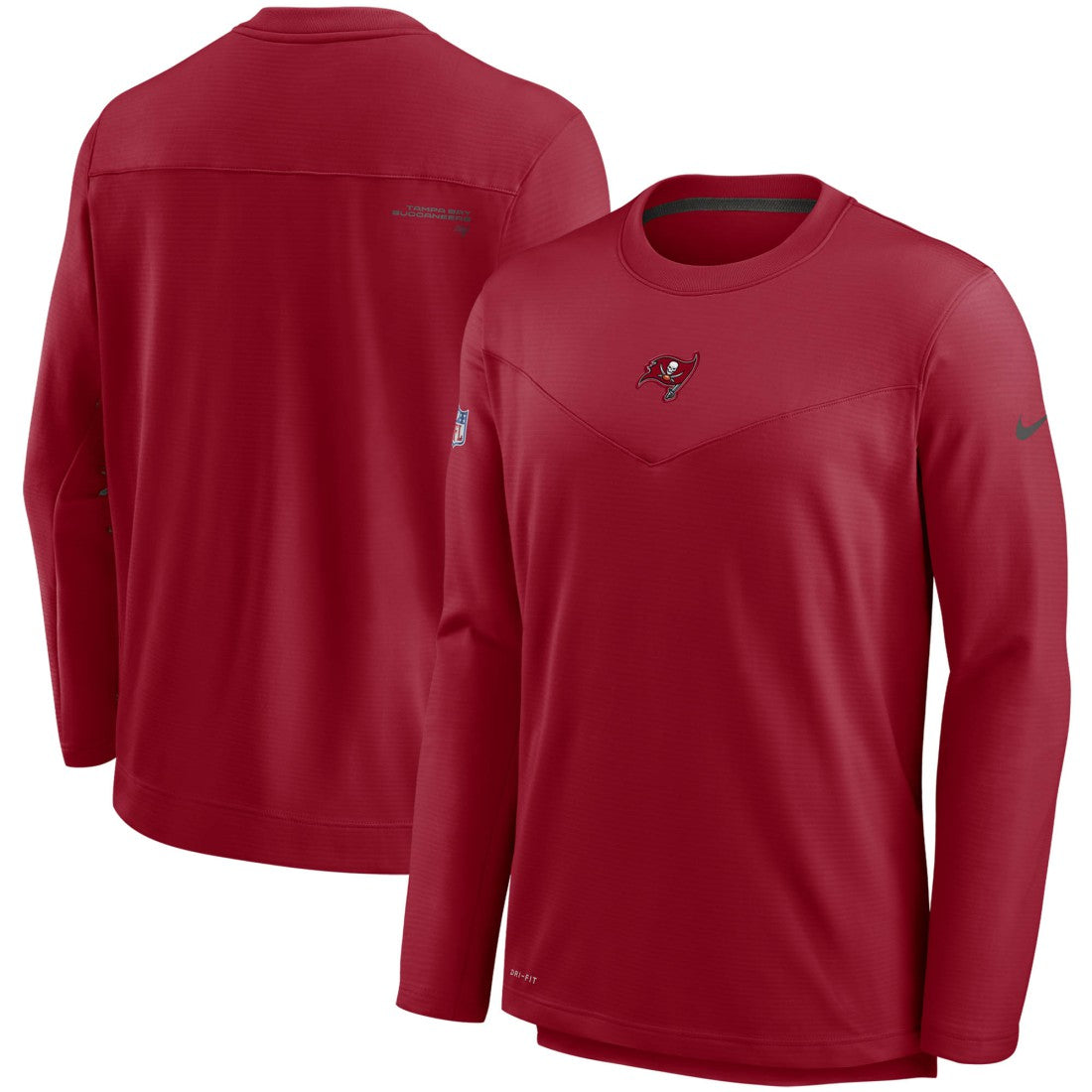 Tampa Bay Buccaneers Nike Sideline Team Performance Pullover Sweatshirt