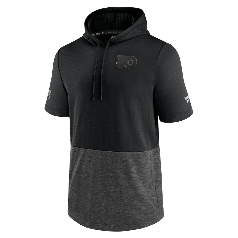 Philadelphia Flyers Fanatics Authentic Pro Travel and Training Short Sleeve Pullover Hoodie Outlet