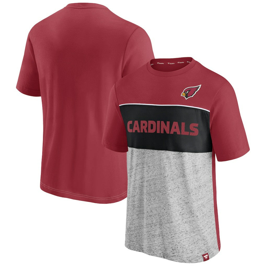 Arizona Cardinals Fanatics Colorblock T-Shirt