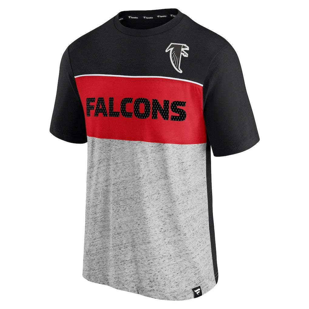 Atlanta Falcons Fanatics Throwback Colorblock T-Shirt