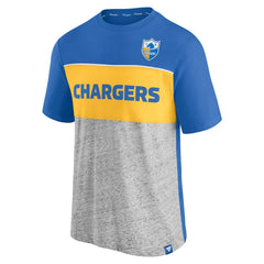 Los Angeles Chargers Fanatics Throwback Colorblock T-Shirt