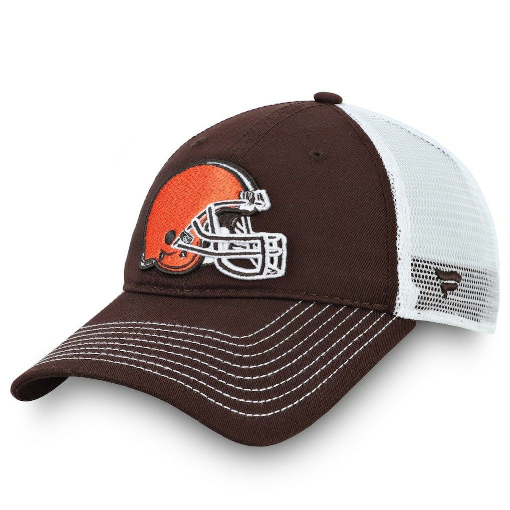 Cleveland Browns Fanatics Fundamental Trucker Unstructured Adjustable Hat