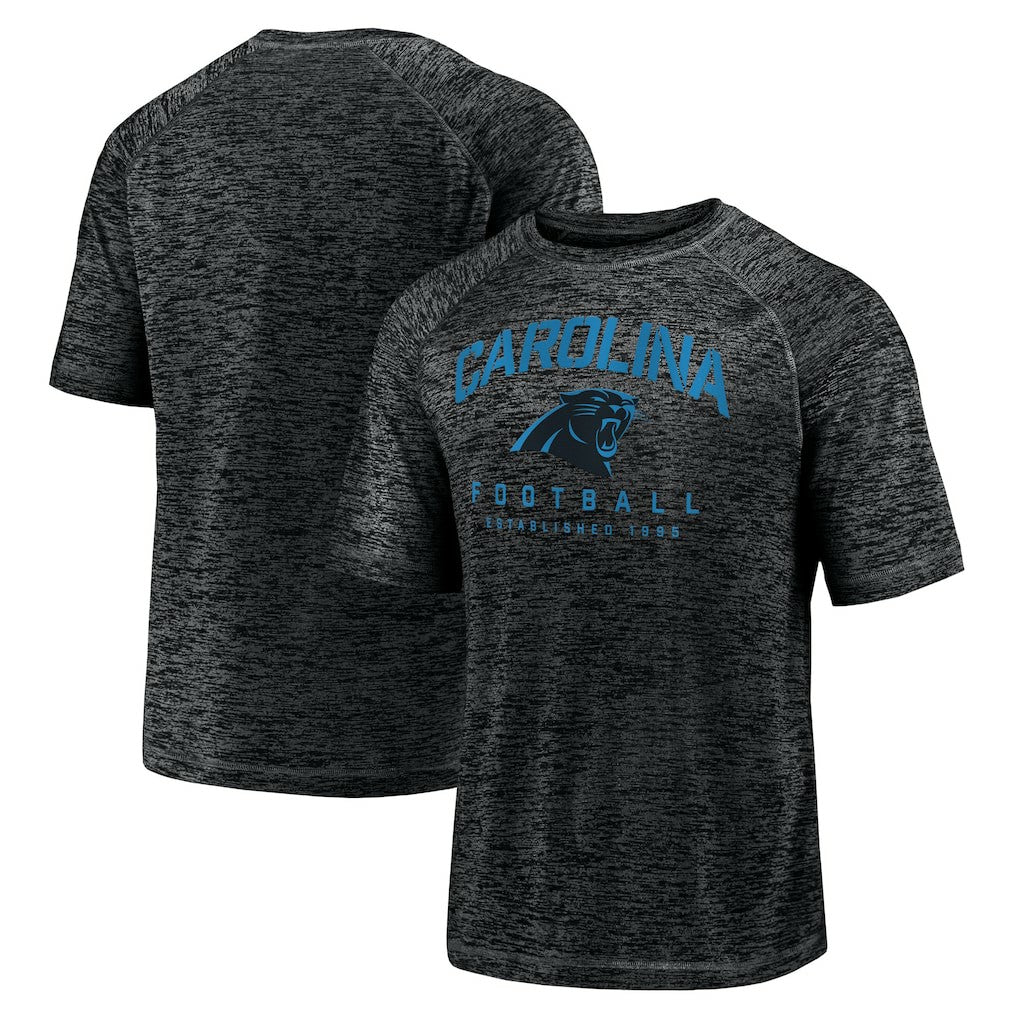 Carolina Panthers Fanatics Shade Battle Ready Raglan Space-Dye T-Shirt