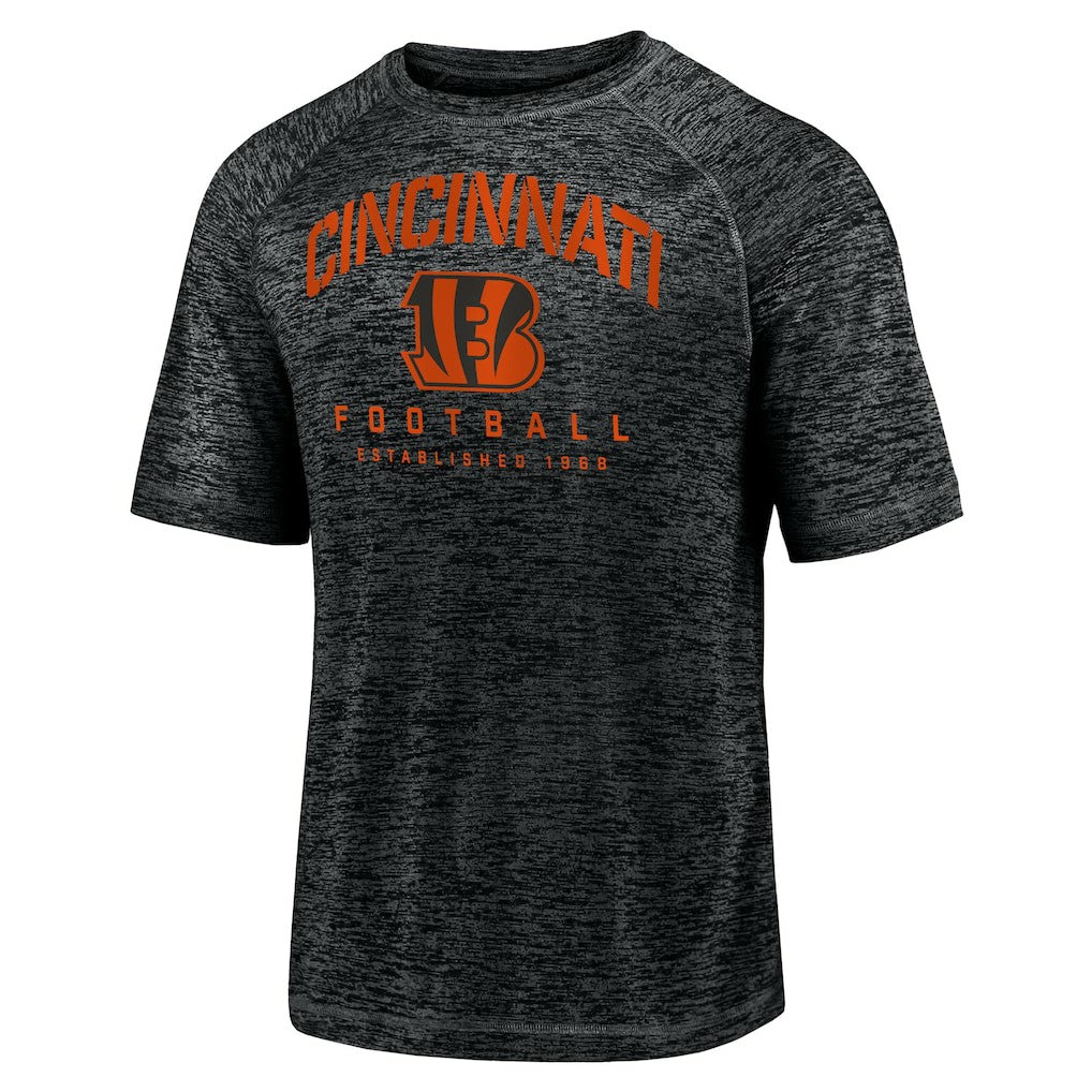Cincinnati Bengals Fanatics Shade Battle Ready Raglan Space-Dye T-Shirt