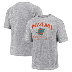 Miami Dolphins Fanatics Shade Battle Ready Raglan Space-Dye T-Shirt
