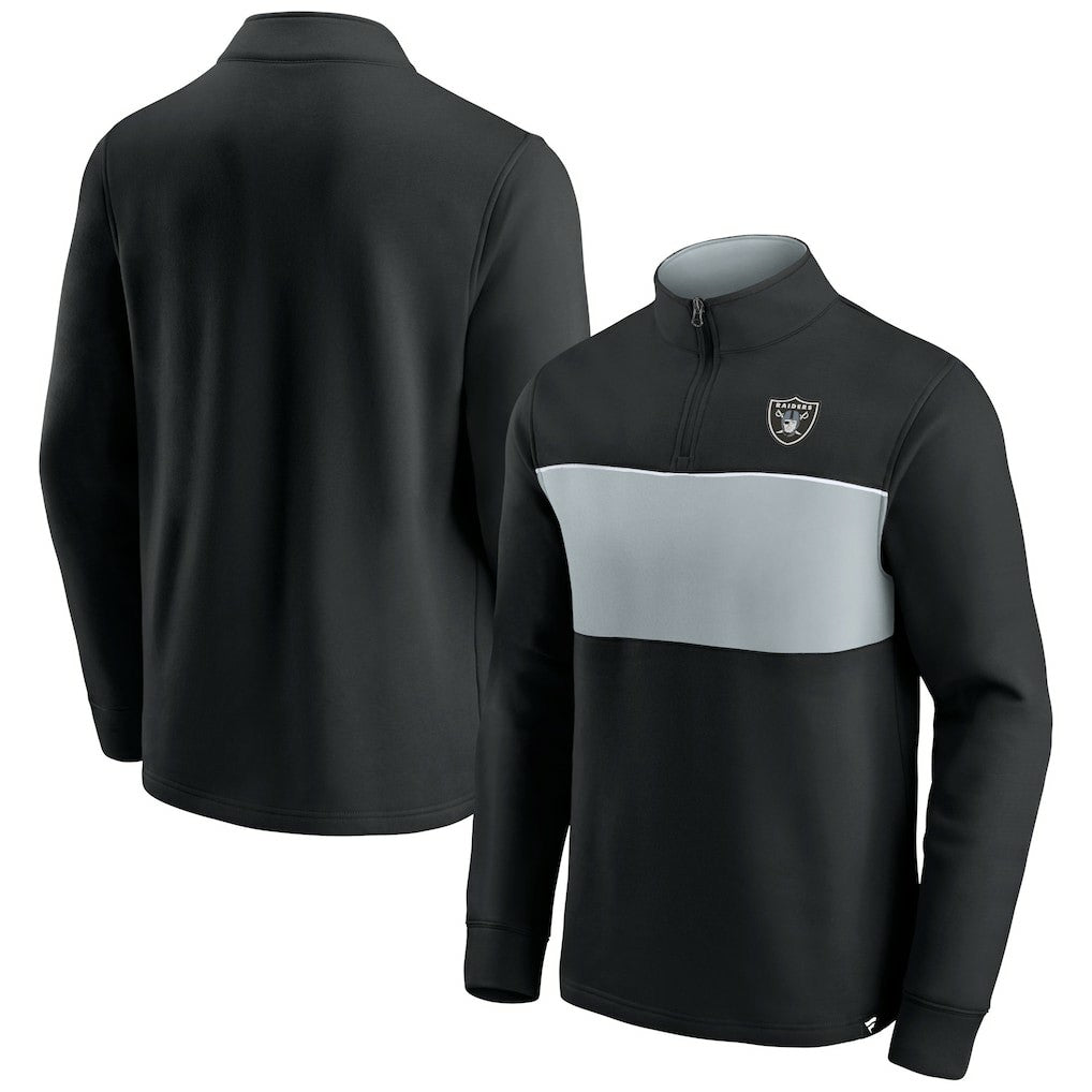 Las Vegas Raiders Fanatics Block Party Quarter-Zip Jacket