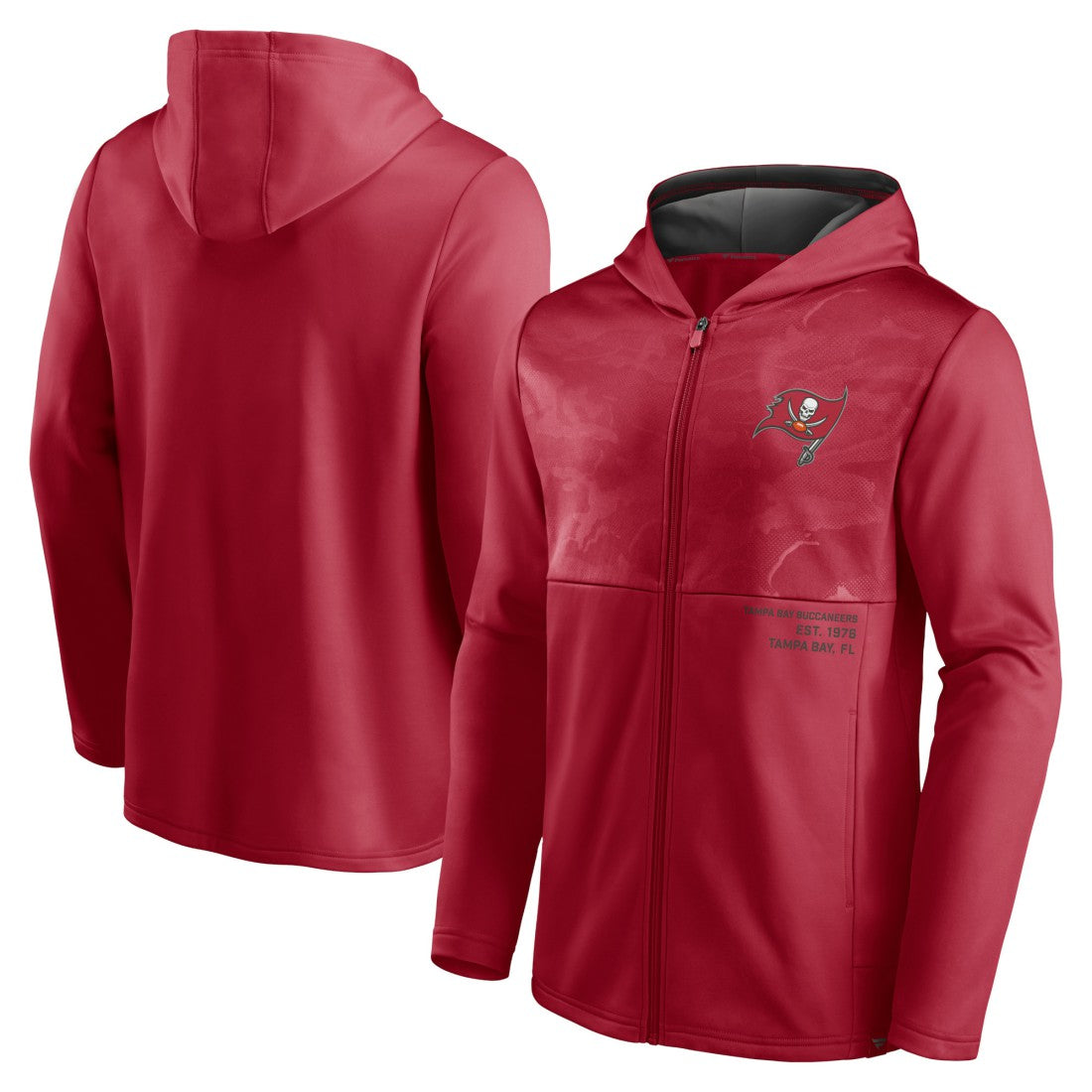Tampa Bay Buccaneers Fanatics Defender Full-Zip Hoodie Jacket