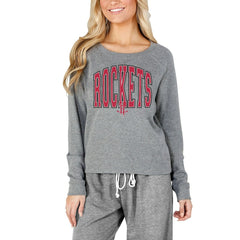 Houston Rockets Concepts Sport Women's Mainstream Terry Long Sleeve Top On Sale