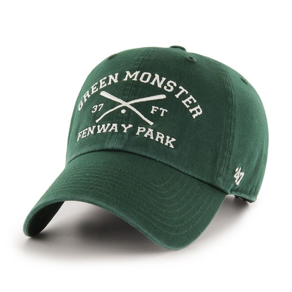 Boston Red Sox '47 Green Monster Crossed Bat Clean Up Adjustable Hat | MLB Shop