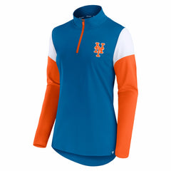 New York Mets Fanatics Women's Authentic Fleece Quarter-Zip Jacket | MLB US